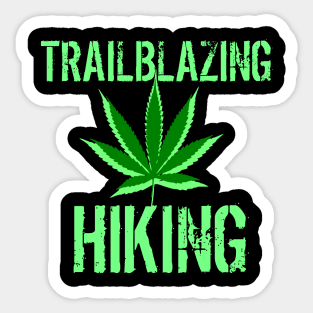 Funny hiking t-shirt designs Sticker